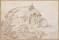 K V 015
<br/>
Hutje met waterton
<br/>
<em>Grimaldi, Giovanni Francesco (1606-1680)</em>